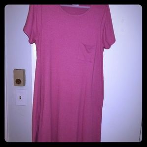 Lularoe pink carly size XL